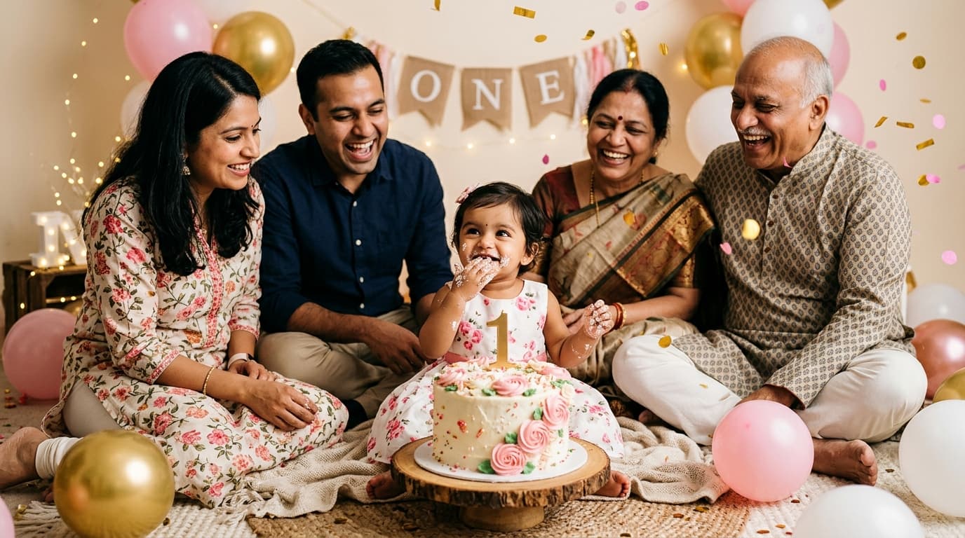 First Birthday & Cake Smash Joy — Garwa